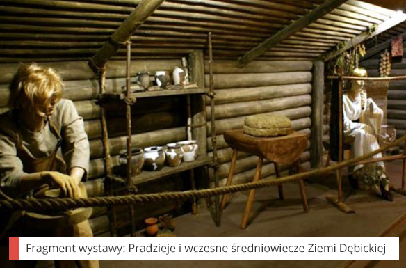 Fragment wystawy: Pradzieje i wczesne średniowiecze Ziemi Dębickiej